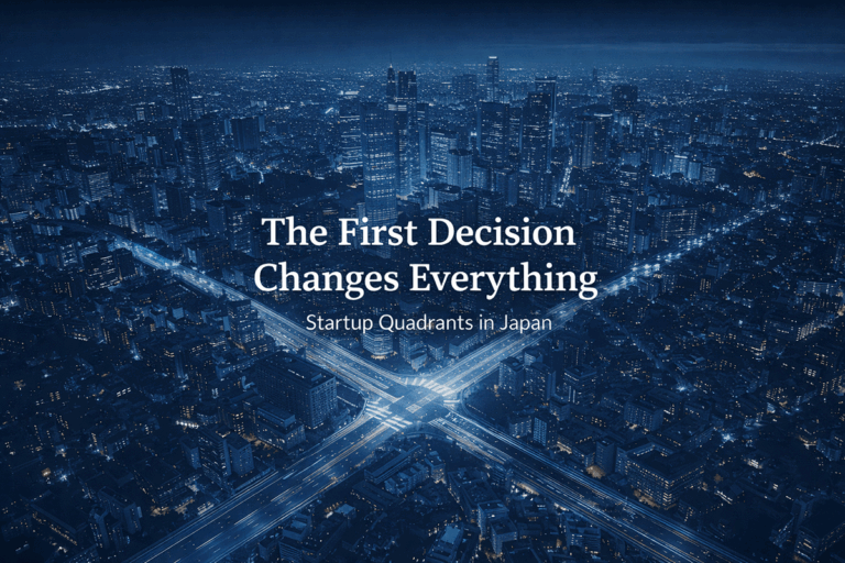 The First Decision Changes Everything — Startup Quadrants and early strategic choices for global founders in Japan